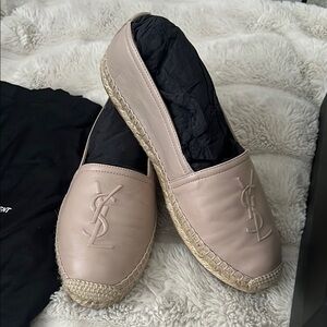 Yves Saint Laurent Pink Espadrille Shoes
